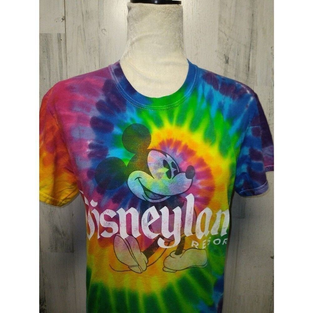 Disneyland Resort Mickey Mouse Shirt Women’s Size Small Tie-Dye - Picture 4 of 7